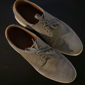 Johnston & Murphy Men's Ellington Gray Wingtip Oxford Style 25-3099 Size 11.5M